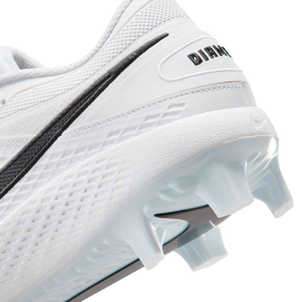 Nike Diamond Gamer MCS Baseball Cleats in White Color
