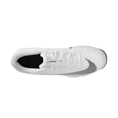 Nike Diamond Fly Keystone Baseball Cleats in White Color