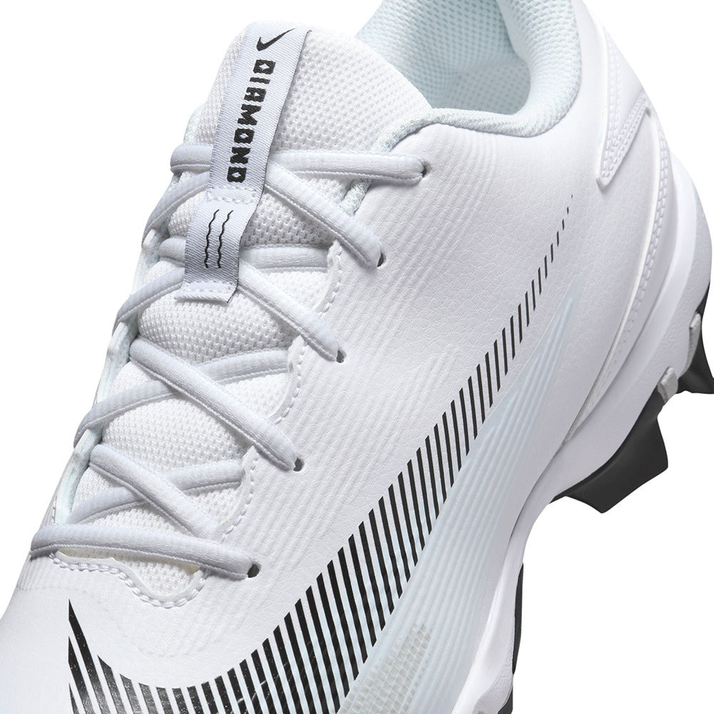 Nike Diamond Fly Keystone Baseball Cleats in White Color