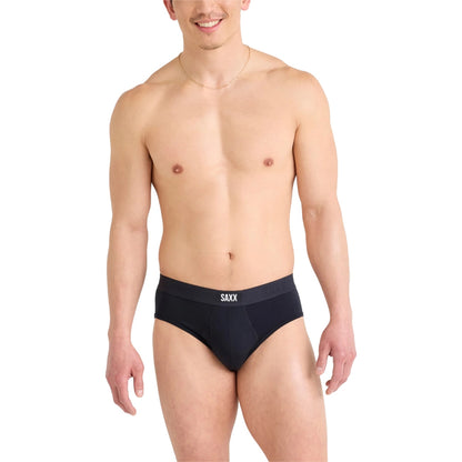 Saxx Apparel Vibe Xtra Soft Brief 2Pk Underwear in Black Color