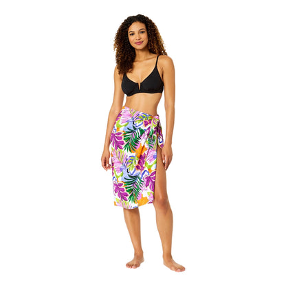 Anne Cole Collection Tie Front Pareo Skirts in Multi Color