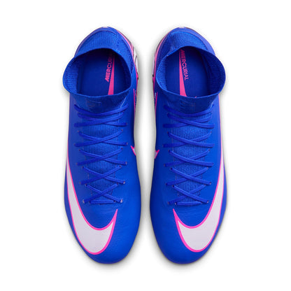 Nike Merc Superfly 10 Pro FG Soccer Cleats in Blue Color
