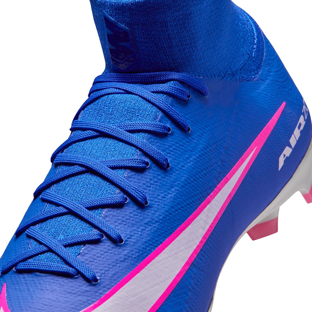 Nike Merc Superfly 10 Pro FG Soccer Cleats in Blue Color