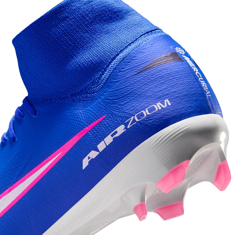 Nike Merc Superfly 10 Pro FG Soccer Cleats in Blue Color