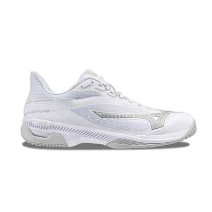 Mizuno Wave Exceed Court AC Tennis Shoes in White Color