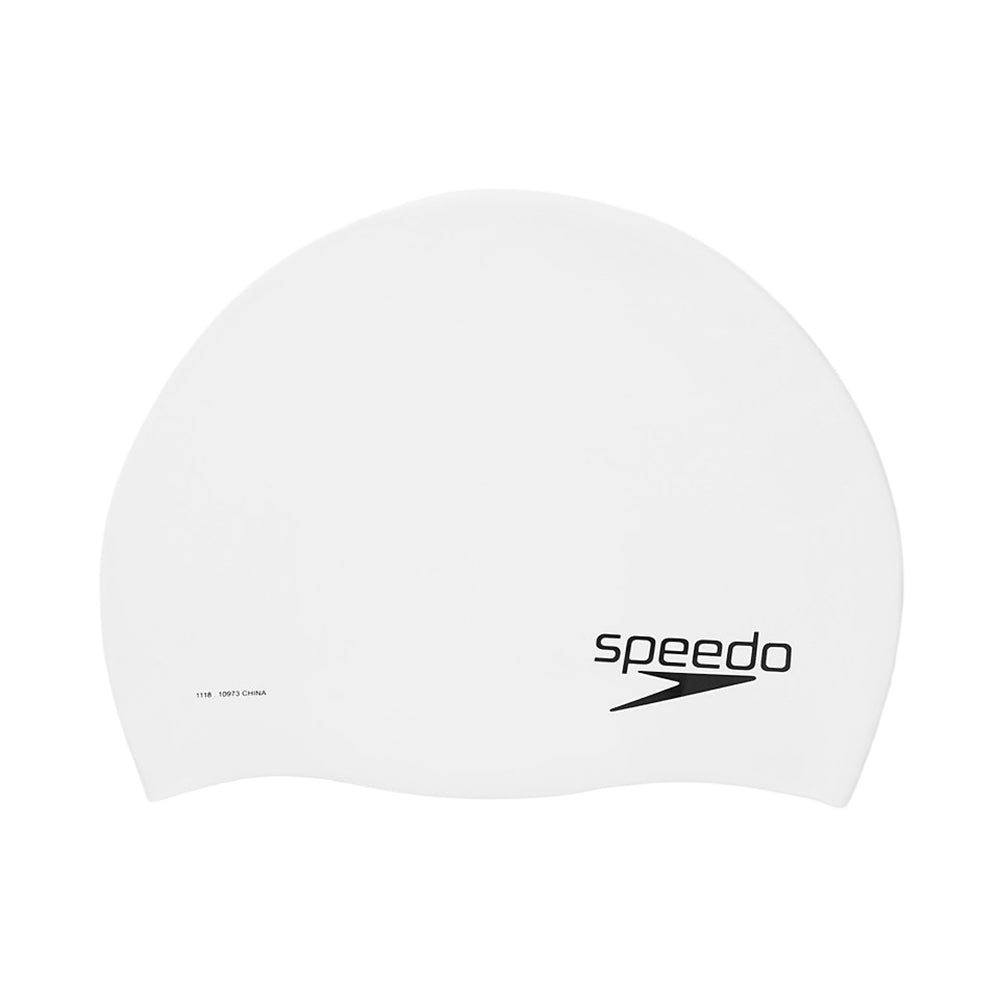Speedo Silicone Cap Swimming Caps in White Color