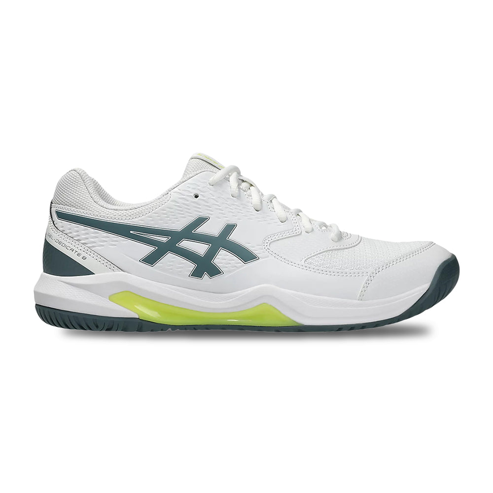 Asics GEL-Dedicate 8 - Wide Tennis Shoes in White Color