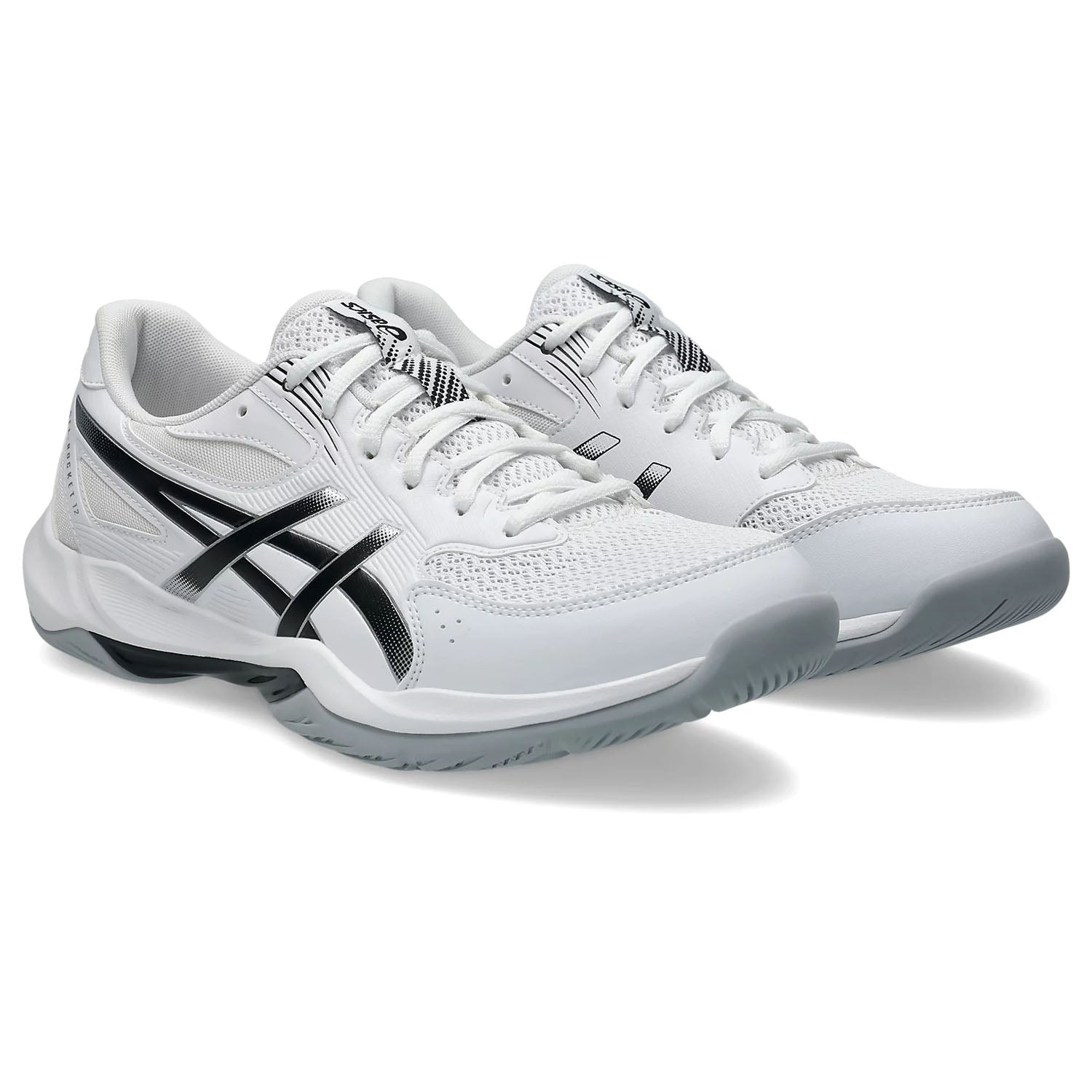 Asics Mens Gel-Rocket 12 Shoes | 101-WHITE/ – Paragon Sports