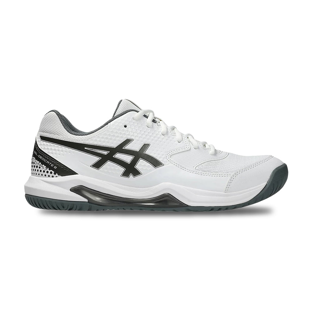 Asics Mens Gel-Dedicate 8 Shoes | WHITE/MIDNIGHT – Paragon Sports