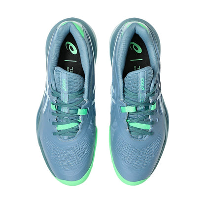 Asics GEL-Resolution X Padel Racquetball Shoes in Blue Color