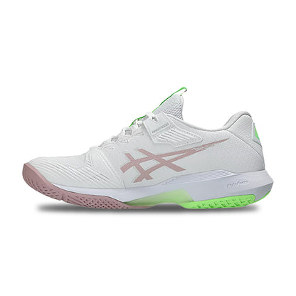 Asics Solution Speed FF 4 Squash Shoes in White Color