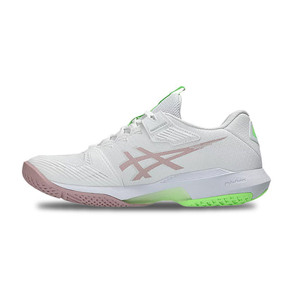 Asics Solution Speed FF 4 Squash Shoes in White Color