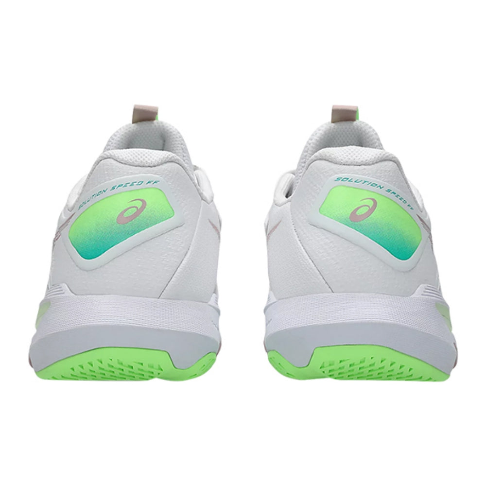 Asics Solution Speed FF 4 Squash Shoes in White Color