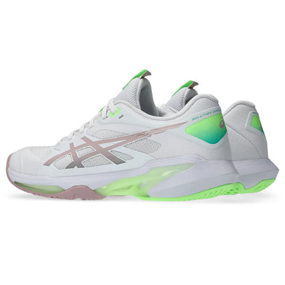 Asics Solution Speed FF 4 Squash Shoes in White Color