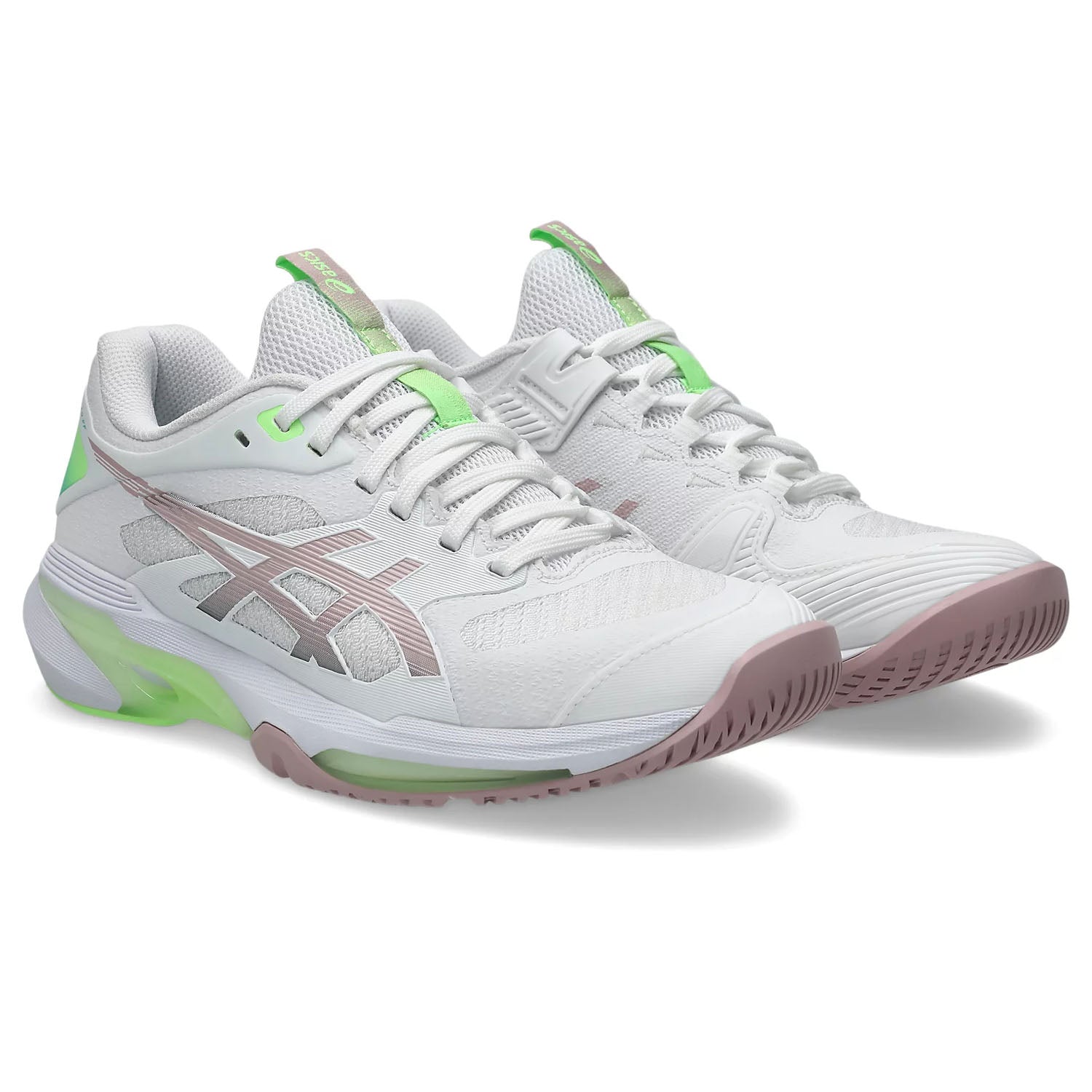 Asics Solution Speed FF 4 Squash Shoes in White Color