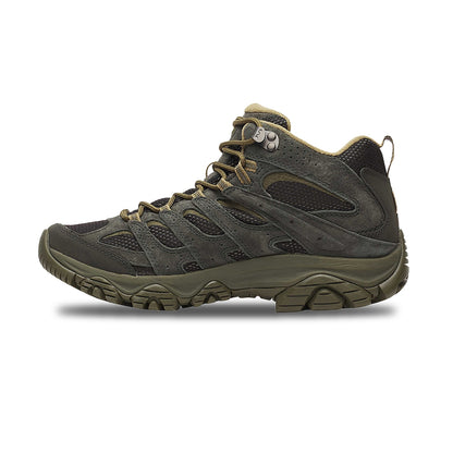 Merrell Moab 3 Mid Wp Boots in Black Color