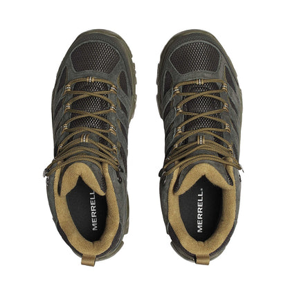Merrell Moab 3 Mid Wp Boots in Black Color