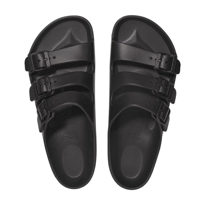 Birkenstock Florida III Platform Eva Slides in Black Color