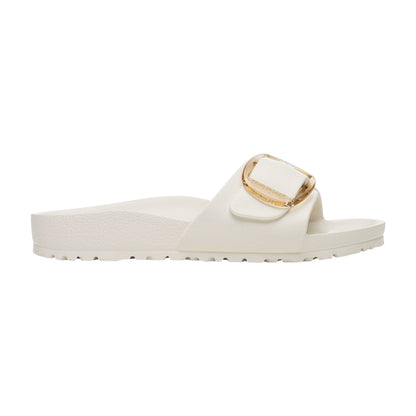 Birkenstock Madrid Big Buckle Eva Eg Slides in White Color