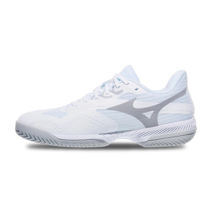 Mizuno Wave Exceed Court AC Tennis Shoes in White Color