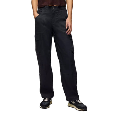 Prana W Stretch Zion Cargo Hw Pants in Black Color