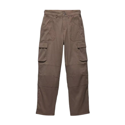 Prana W Stretch Zion Cargo Hw Pants in Khaki Color