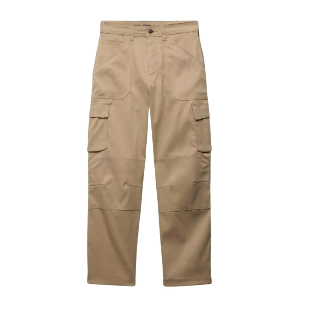 Prana W Stretch Zion Cargo Hw Pants in Khaki Color