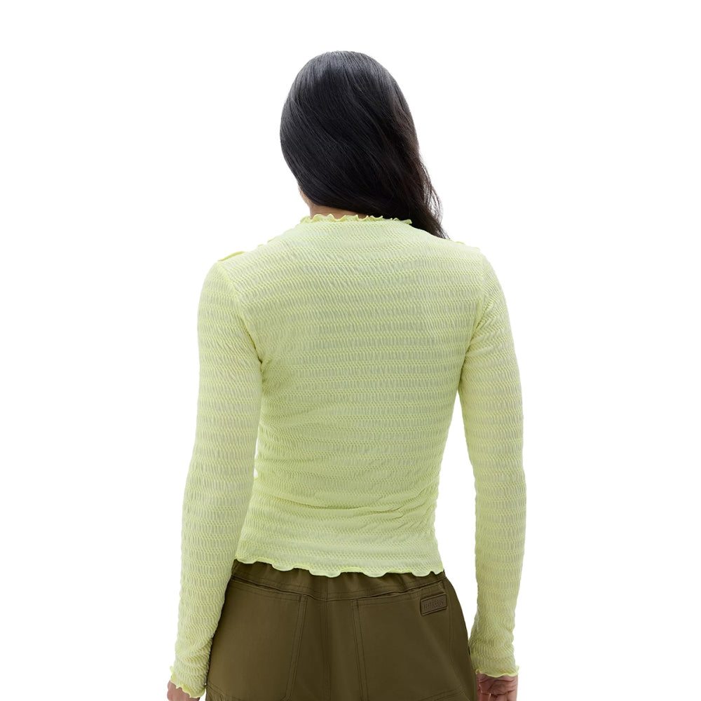 Halfdays Ynes Trail Long Sleave T Tops in Yellow Color