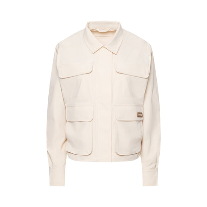 Halfdays Nan Field Jacket Midlayer in White Color
