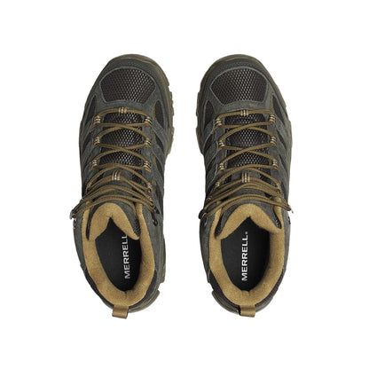 Merrell Moab 3 Mid Wp Boots in Black Color