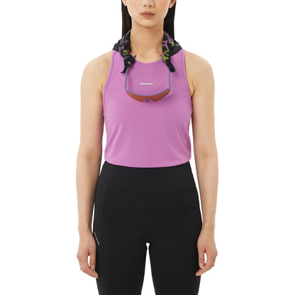 Salomon Shkout Core Tank W Tops in Purple Color