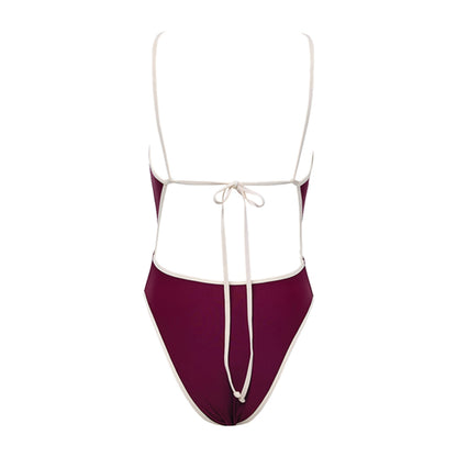 Vyb Reley one piece Swimsuits in Red Color