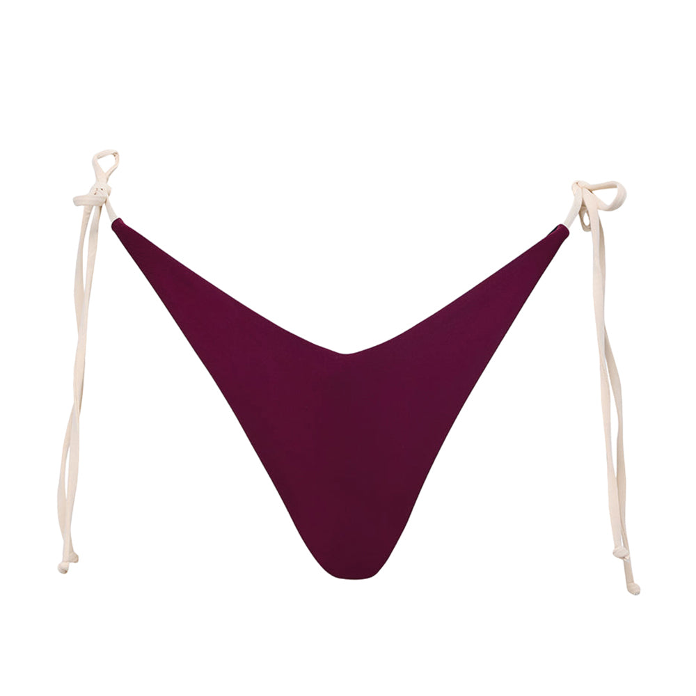 Vyb Ryan High Leg Swimsuits in Red Color