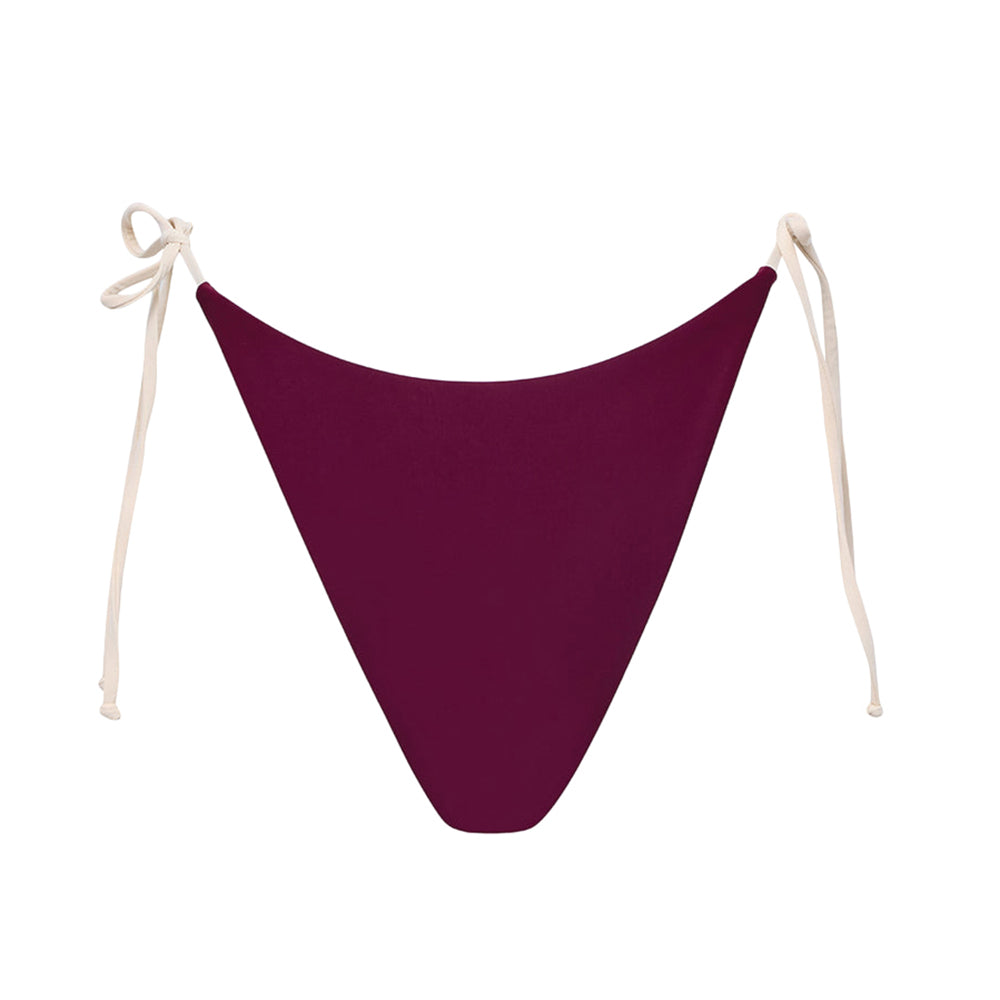 Vyb Ryan High Leg Swimsuits in Red Color
