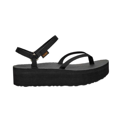 Teva W Flatform Sandal Slim Water Shoes in Black Color