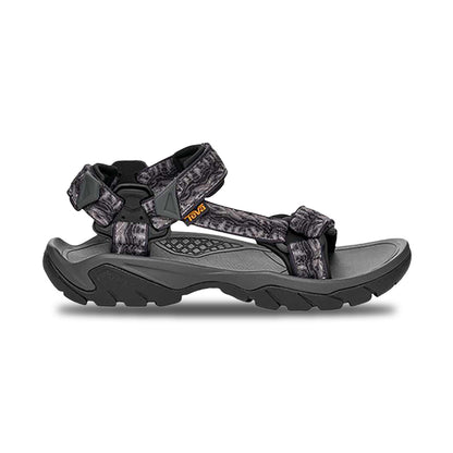 Teva M Terra Fi 5 Universal Sandals in Black Color