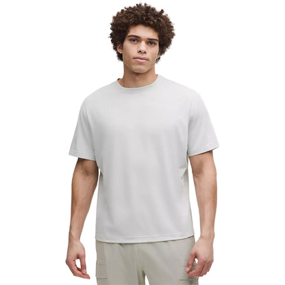 Lululemon Easyset Training short sleeve Shir Tops in Grey Color