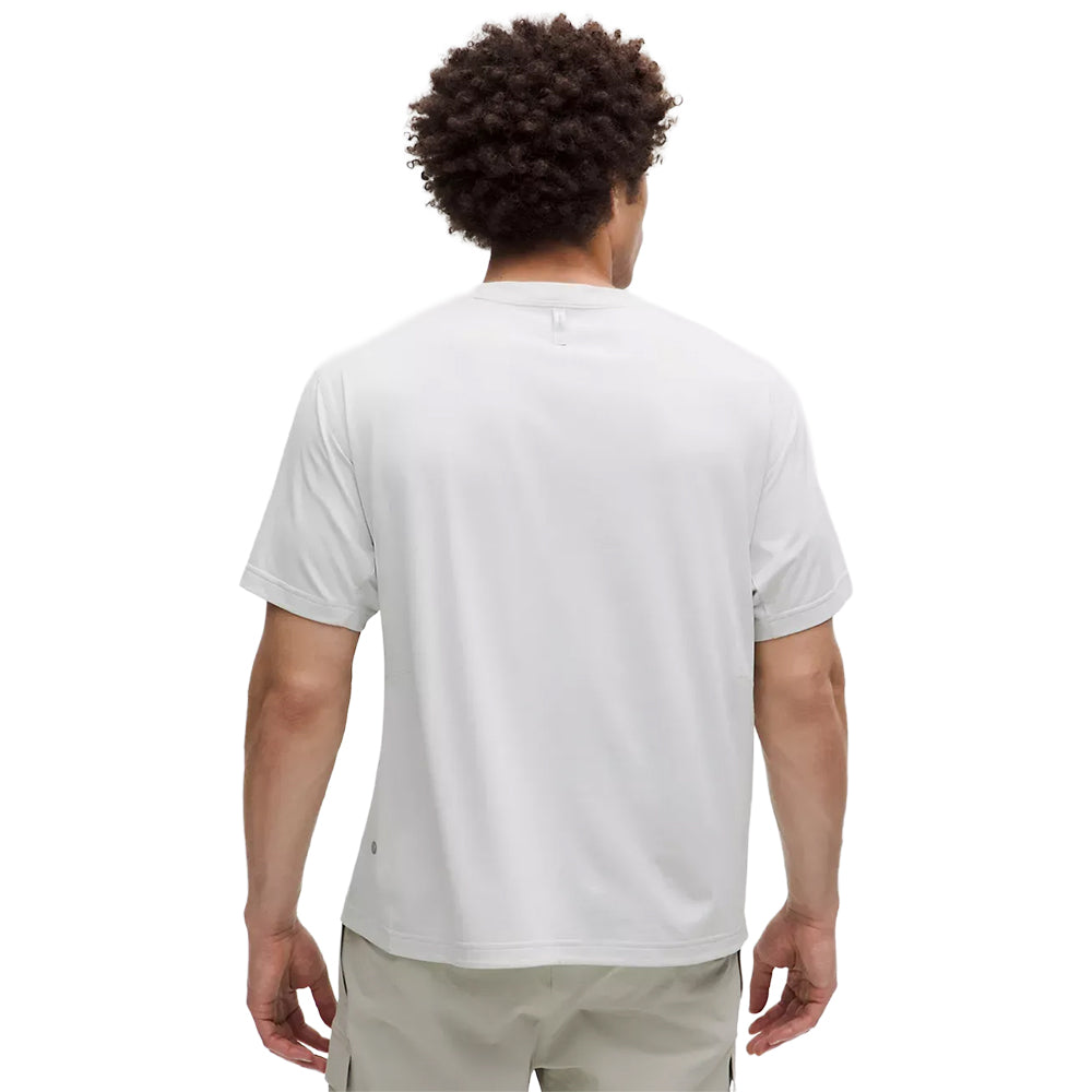 Lululemon Easyset Training short sleeve Shir Tops in Grey Color