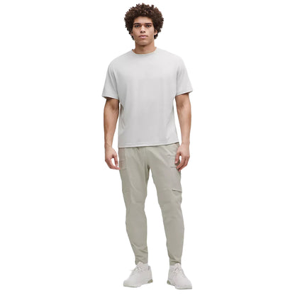 Lululemon Easyset Training short sleeve Shir Tops in Grey Color