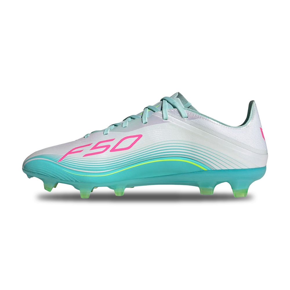 Adidas F50 Messi Pro FG Soccer Cleats in White Color