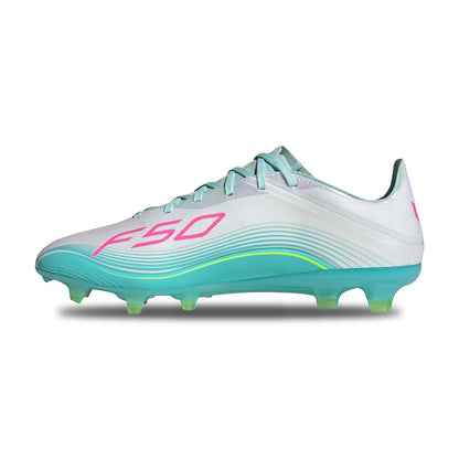 Adidas F50 Messi Pro FG Soccer Cleats in White Color