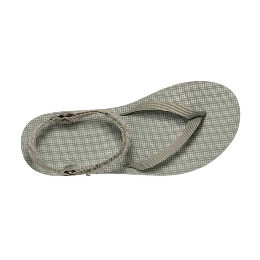 Teva W Flatform Sandal Slim Water Shoes in Green Color