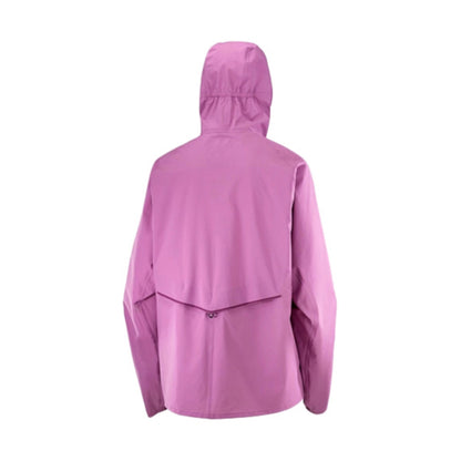 Salomon Bonatti Waterproof Jkt W Running Jackets in Purple Color