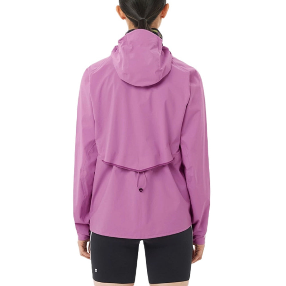 Salomon Bonatti Waterproof Jkt W Running Jackets in Purple Color