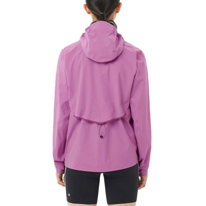 Salomon Bonatti Waterproof Jkt W Running Jackets in Purple Color
