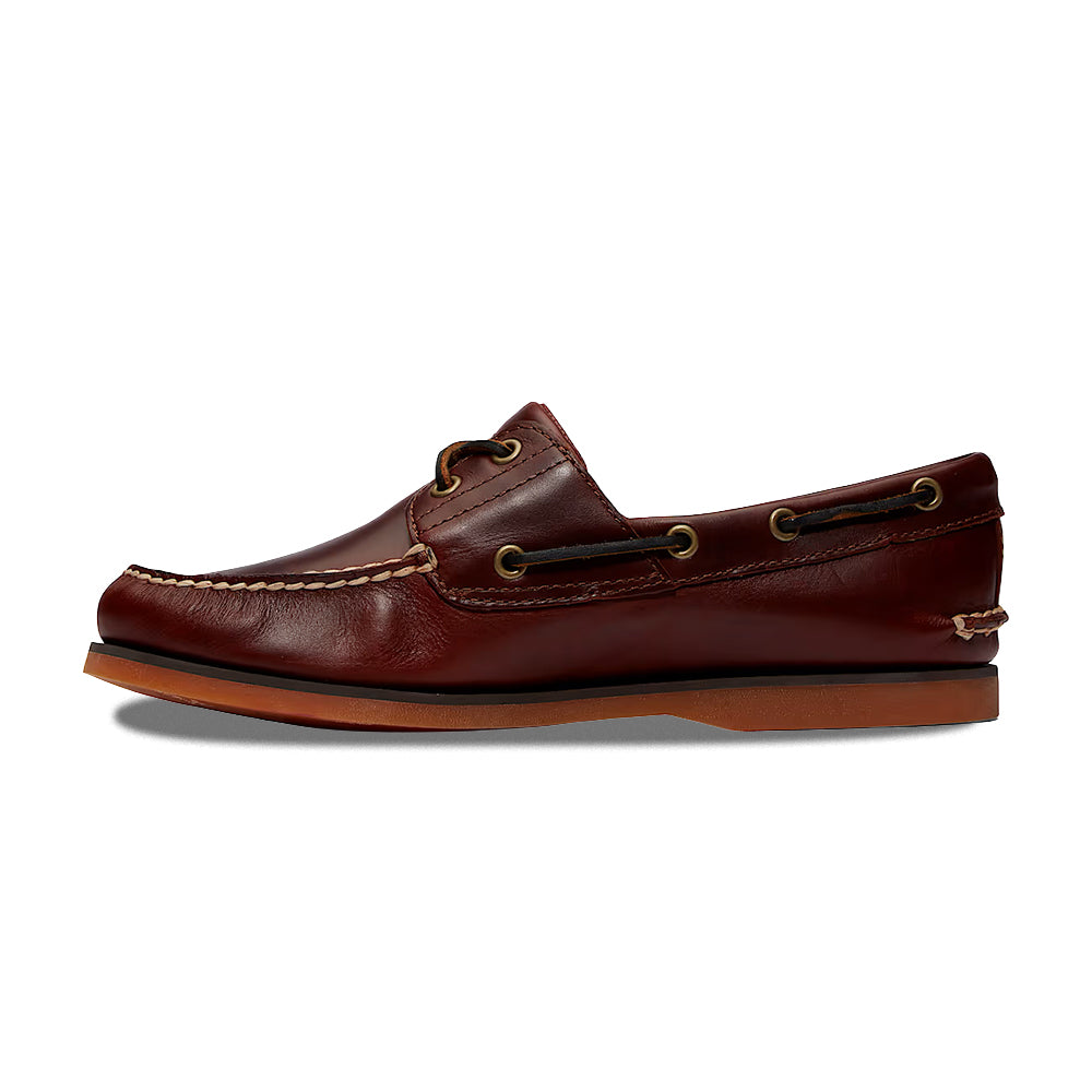 Timberland M Classic Boat 2-Eye Boat Shoes in Brown Color