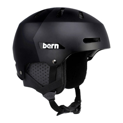 Bern Macon 2.0 Carbon DVRT Skiing & Snowboarding Helmets in Black Color