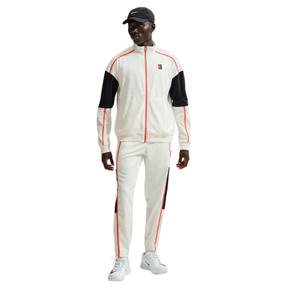 Nike Nikecourt Heritage Track Zip-Ups in White Color