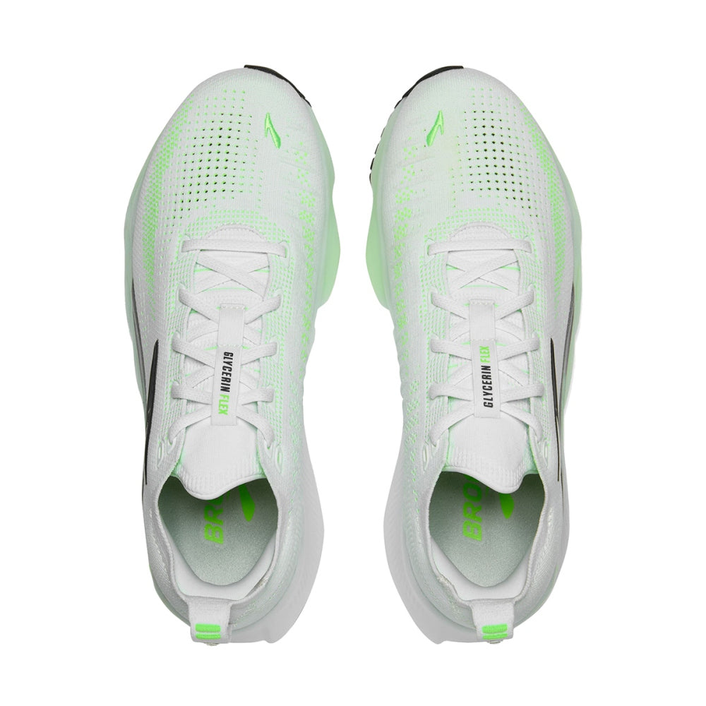 Brooks Glycerin Flex Running Shoes in White Color