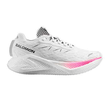 Salomon Womens Aero Glide 4 W Running Shoes in White Color